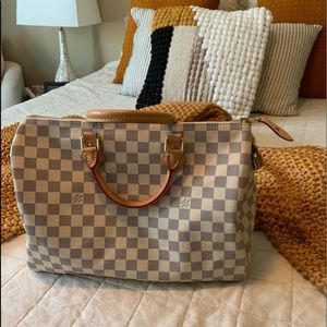 Louis Vuitton Speedy 35 Damier Azur